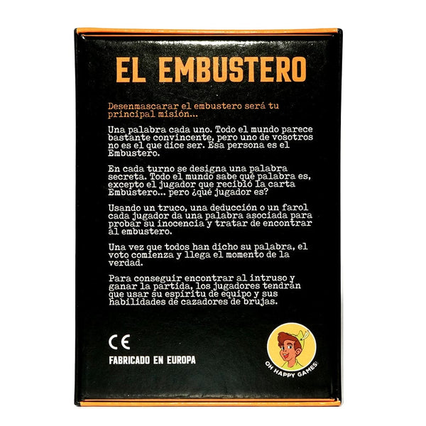 Planet Gates El Embustero ¿Conseguirás desenmascararlo? ¡Faroles, Creatividad, Juegos de Palabras y sospechas! Table game Card game  Family g