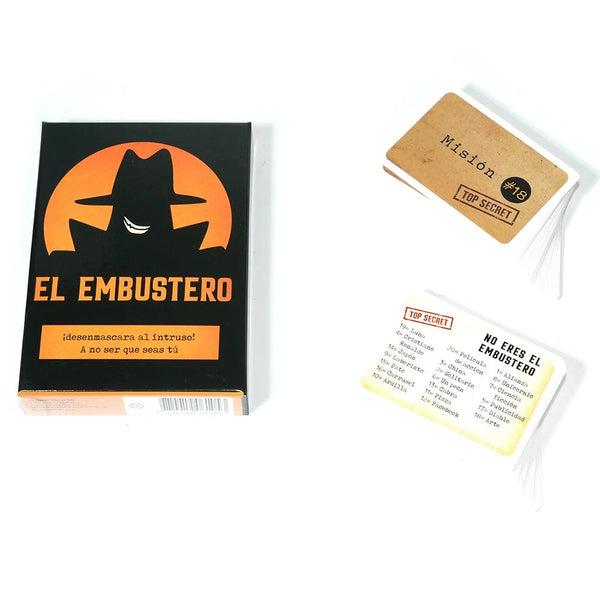 Planet Gates El Embustero ¿Conseguirás desenmascararlo? ¡Faroles, Creatividad, Juegos de Palabras y sospechas! Table game Card game  Family g