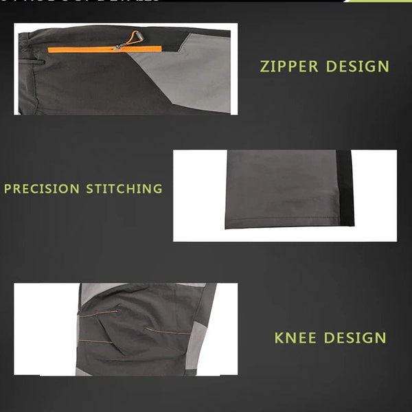 Planet Gates Elastic Mens Hiking Pants Outdoor Sport Summer Quick Dry Windproof Waterproof Trekking Climbing Wear-resistant Breathable Pants