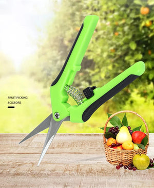 Planet Gates Elbow Red Garden Tools Secateurs Bonsai Shears Metal Gardening Scissor Pruning Tool Hand Cutter Fruit Picking Weed Household Potted 1PC