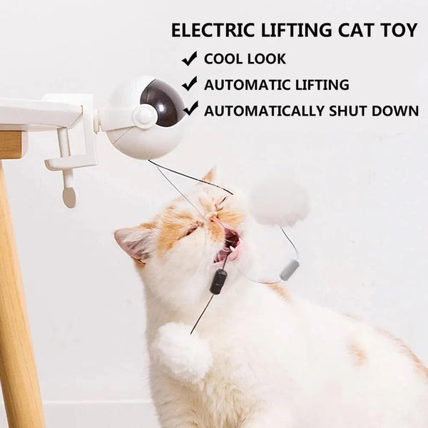 Planet Gates electric ball Electronic Motion Cat Toy YoYo Lifting Ball Electric Flutter Interactive Cat Teaser Toy Rotating Interactive Puzzle Pet Toy