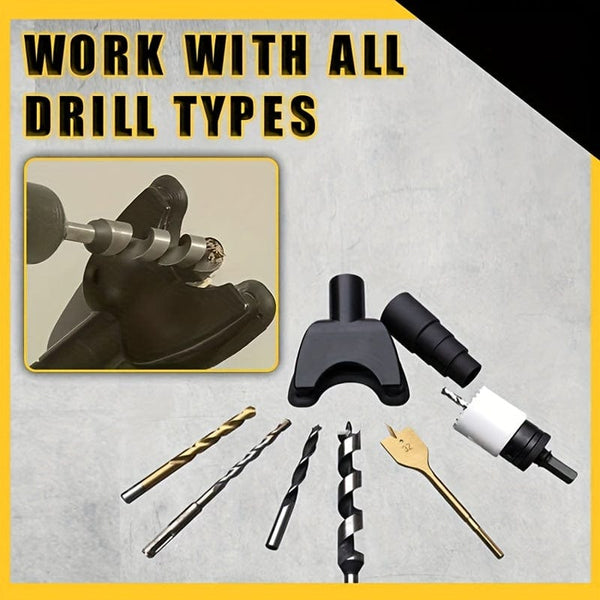 Planet Gates Electric Drill Dustproof Vacuum Cleaner Connector Hands-Free Dust Colle 1pc, Electric Drill Dust-proof Vacuum Cleaner Connector Hands, Free Dust Collector Dust-proof Hole Dust Collector, Cleaning Tools, Cleaning Accessories