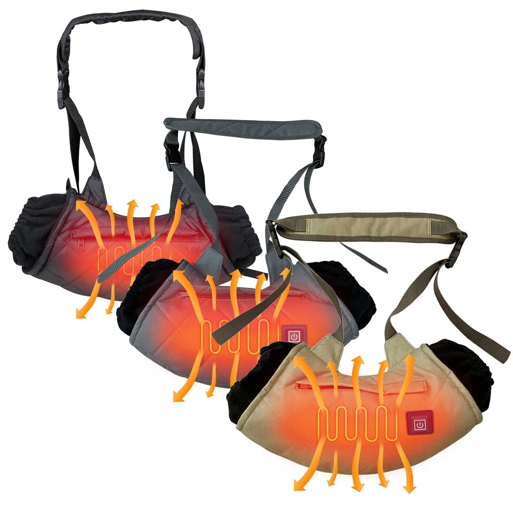 Planet Gates Electric Heated Hand Warmer Muff Cold Weather Fast Heating Thermal Glove Waist Bag For Outdoor Hunting Skiing Camping