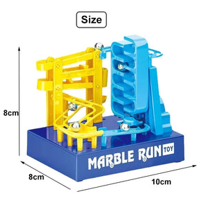 Planet Gates Electric Marble Slide Ball Building Blocks Toys Automatic Climbing Cycle Runway Toys Children's Educational Assembled Toys Gifts