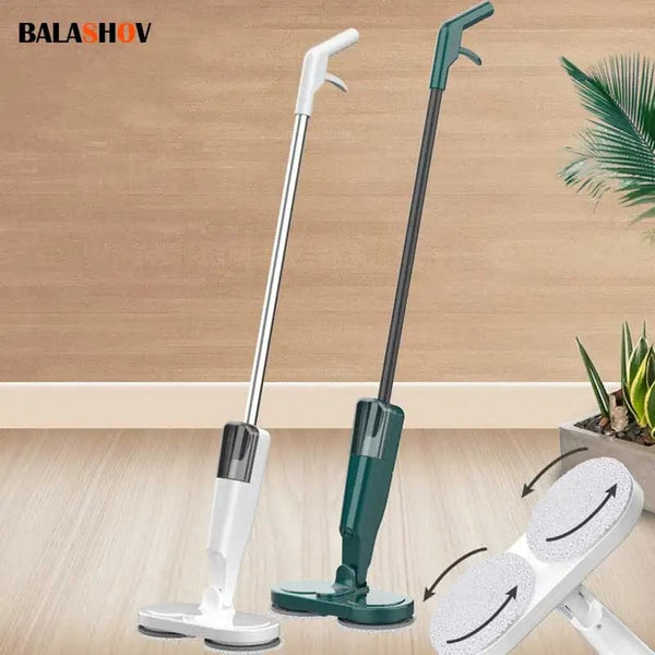 Planet Gates Electric Mop Dual-Motor Low Noise Electric Spin Mop with Water Tank USB Charging Cordless Handheld Mops Floor Cleaning Tool