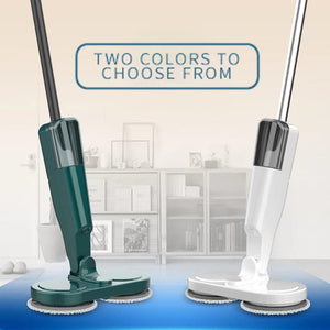 Planet Gates Electric Mop Dual-Motor Low Noise Electric Spin Mop with Water Tank USB Charging Cordless Handheld Mops Floor Cleaning Tool