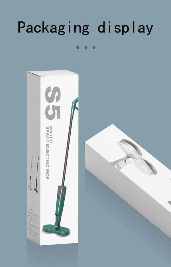 Planet Gates Electric Mop Dual-Motor Low Noise Electric Spin Mop with Water Tank USB Charging Cordless Handheld Mops Floor Cleaning Tool