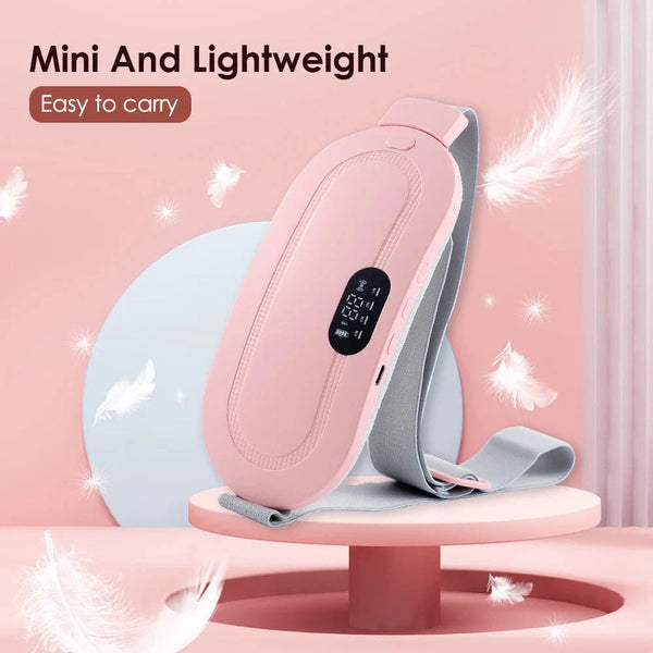 Planet Gates Electric Period Cramp Massager Vibrating Heating Belt for Menstrual Waist Stomach Abdominal Warm Palace Belt