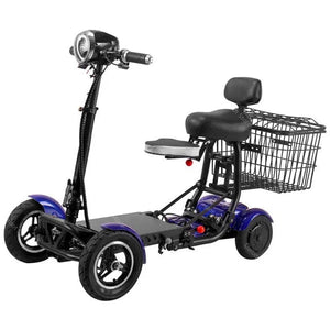 Planet Gates Electric Scooter For Disabled Four Wheel Electric Scooters Dual Motor 250W Mobility Scooter Foldable For Elderly