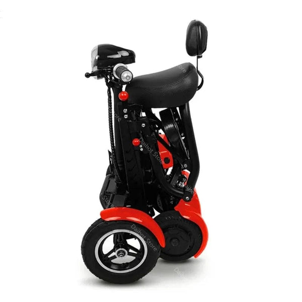 Planet Gates Electric Scooter For Disabled Four Wheel Electric Scooters Dual Motor 250W Mobility Scooter Foldable For Elderly