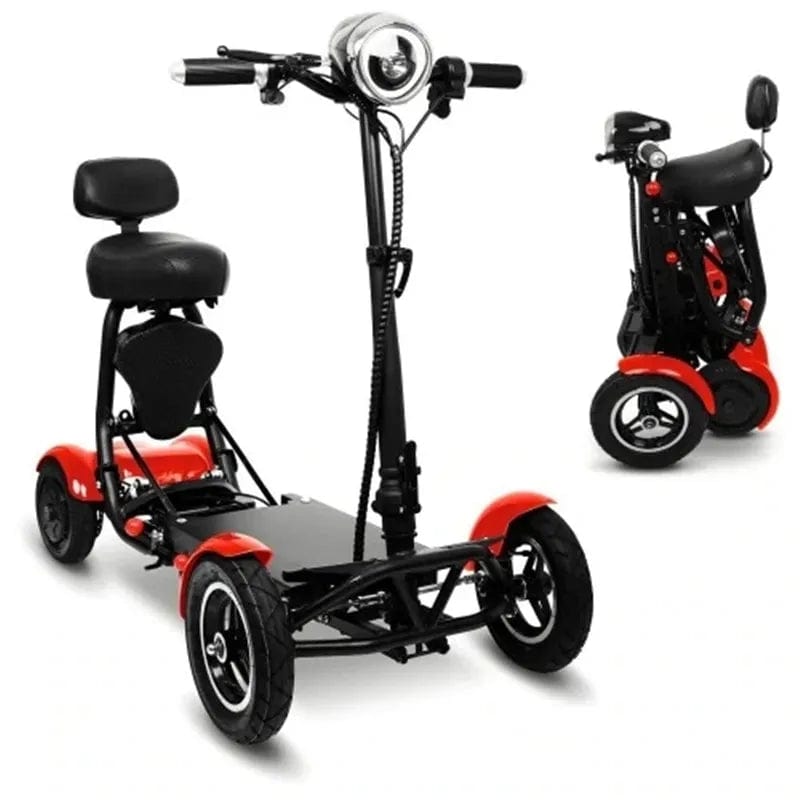 Planet Gates Electric Scooter For Disabled Four Wheel Electric Scooters Dual Motor 250W Mobility Scooter Foldable For Elderly