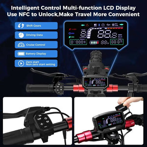 Planet Gates Electric Scooter iScooter IX4/IX5/IX6 800W 1000W Powerful Motor 48V17.5AH Electric Kick Scooter 10inch 11inch Fat Tire E-Scooter