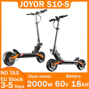 Planet Gates Electric Scooter JOYOR S10-S Dual Motor 2000W60V18AH battery Folding Off-road E-scooter APP Smart ABE APPROVED Electric scooters