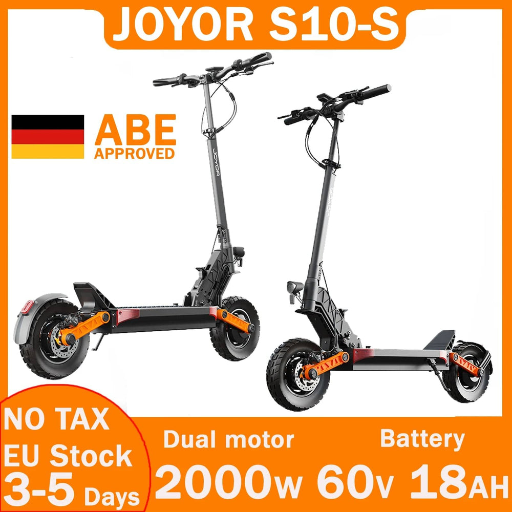 Planet Gates Electric Scooter JOYOR S10-S Dual Motor 2000W60V18AH battery Folding Off-road E-scooter APP Smart ABE APPROVED Electric scooters