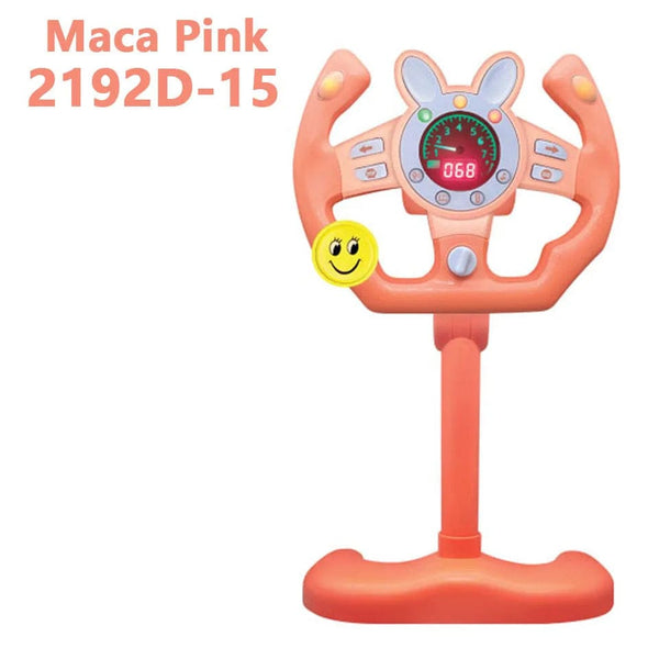 Planet Gates Electric Simulated Driving Steering Three-Dimensional Portable Wheel Copilot Toy Light And Sound Educational Children's Gifts