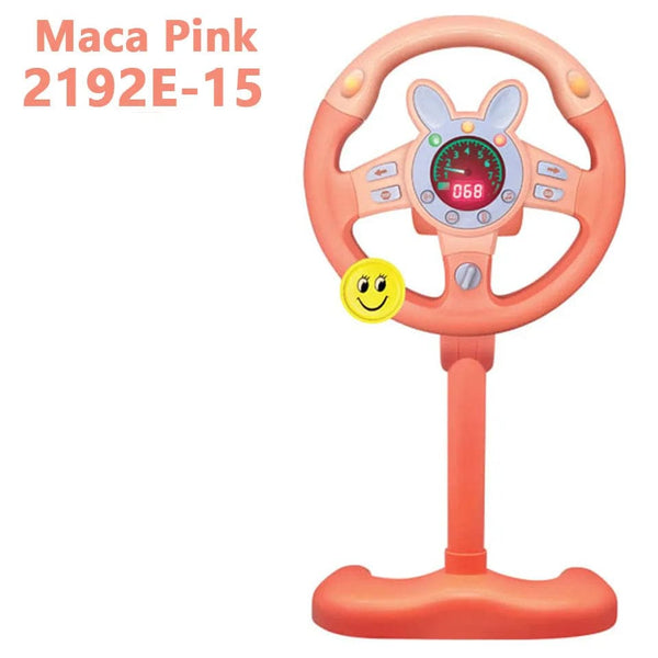 Planet Gates Electric Simulated Driving Steering Three-Dimensional Portable Wheel Copilot Toy Light And Sound Educational Children's Gifts