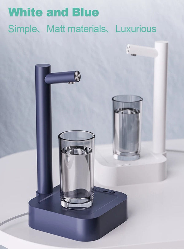 Planet Gates Electric Water Gallon Bottle Pump 19 Liters Desktop Portable Water Pump Automatic Water Dispenser Pump Rechargeable Water Pump