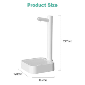 Planet Gates Electric Water Gallon Bottle Pump 19 Liters Desktop Portable Water Pump Automatic Water Dispenser Pump Rechargeable Water Pump