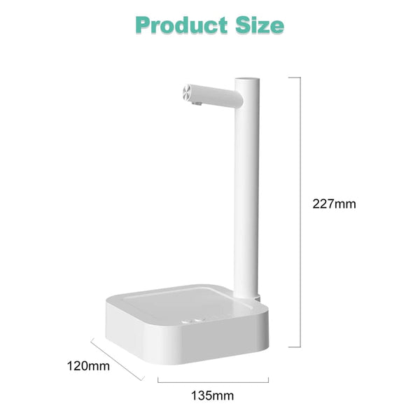 Planet Gates Electric Water Gallon Bottle Pump 19 Liters Desktop Portable Water Pump Automatic Water Dispenser Pump Rechargeable Water Pump