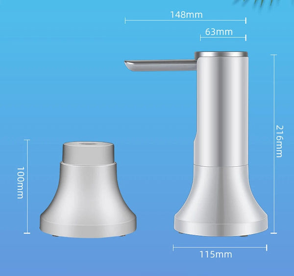 Planet Gates Electric Water Gallon Bottle Pump Automatic Water Dispenser Pump 19 Liters Foldable Desktop Water Bottle Pump H3 Rechargeable