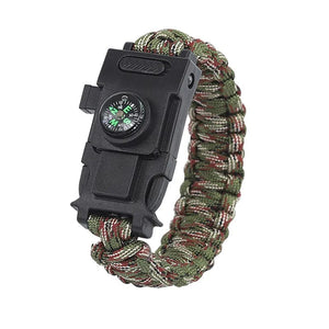 Planet Gates Emergency Paracord 550 4mm Led Lights Camping Rope Parachute Cord Bracelet Survival Multifunction outdoor tools Camping survival