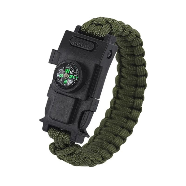 Planet Gates Emergency Paracord 550 4mm Led Lights Camping Rope Parachute Cord Bracelet Survival Multifunction outdoor tools Camping survival