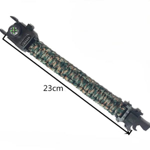 Planet Gates Emergency Paracord 550 4mm Led Lights Camping Rope Parachute Cord Bracelet Survival Multifunction outdoor tools Camping survival