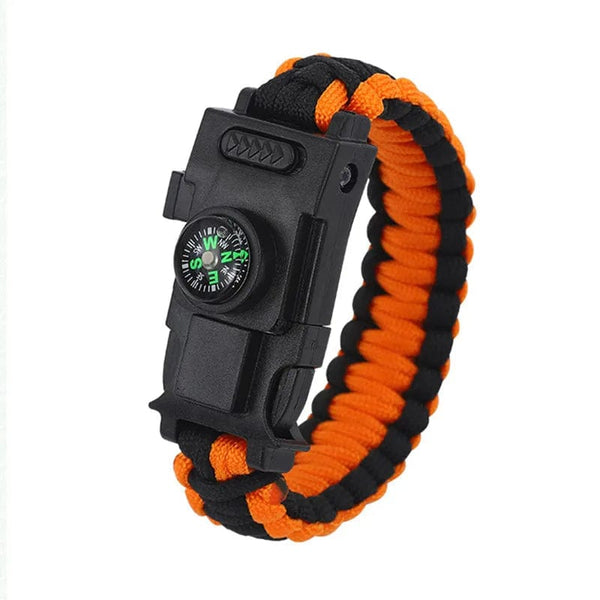 Planet Gates Emergency Paracord 550 4mm Led Lights Camping Rope Parachute Cord Bracelet Survival Multifunction outdoor tools Camping survival