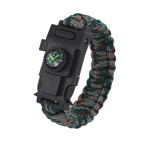 Planet Gates Emergency Paracord 550 4mm Led Lights Camping Rope Parachute Cord Bracelet Survival Multifunction outdoor tools Camping survival