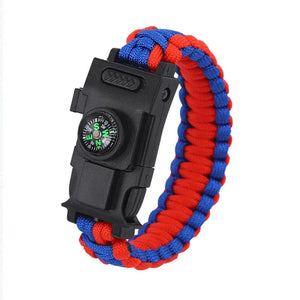 Planet Gates Emergency Paracord 550 4mm Led Lights Camping Rope Parachute Cord Bracelet Survival Multifunction outdoor tools Camping survival