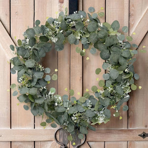 Planet Gates Encryption 1pc Artificial Eucalyptus Vine Plant, Real Texture Fake Green Plant, Simulated Hanging Plant, Suitable For Wedding Courtyard Garden Home Party Tabletop Wall Decoration, Home Decoration