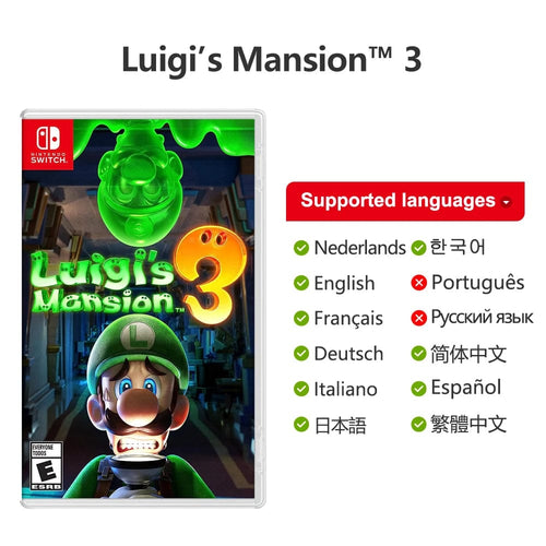 Planet Gates English cover / CHINA Luigi’s Mansion 3 Nintendo Switch Game Deals 100% Official Original Physical Game Card Adventure Genre for Switch OLED Lite