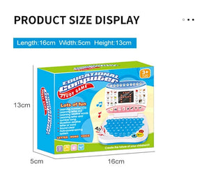 Planet Gates English Learning Machine Laptop Computer Toys Child Electronic Preschool Language Education Gift Toddler Kid Developing Skills