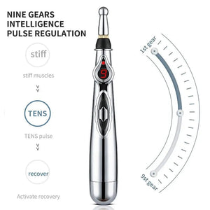 Planet Gates English standard plug / Single Two / 110 volts Electronic Acupuncture Pen Acupuncture Point Pen Acupuncture Point Pen Meridian Energy Meridian Pen Massage Pen Acupuncture Acup