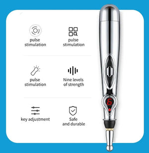 Planet Gates English standard plug / Single Two / 110 volts Electronic Acupuncture Pen Acupuncture Point Pen Acupuncture Point Pen Meridian Energy Meridian Pen Massage Pen Acupuncture Acup