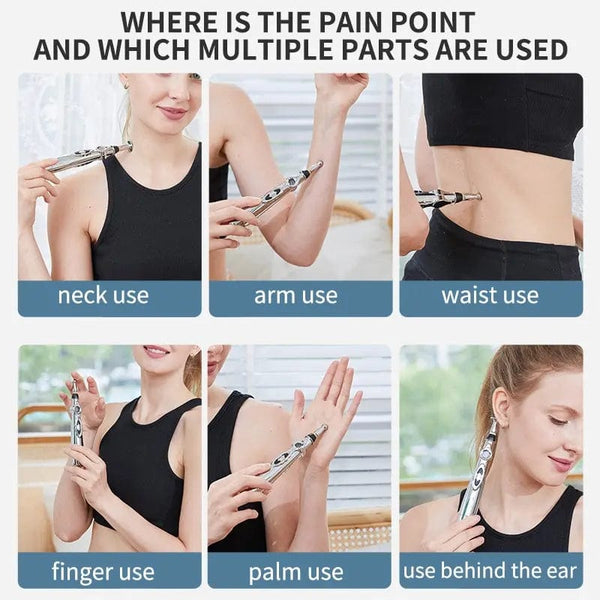 Planet Gates English standard plug / Single Two / 110 volts Electronic Acupuncture Pen Acupuncture Point Pen Acupuncture Point Pen Meridian Energy Meridian Pen Massage Pen Acupuncture Acup