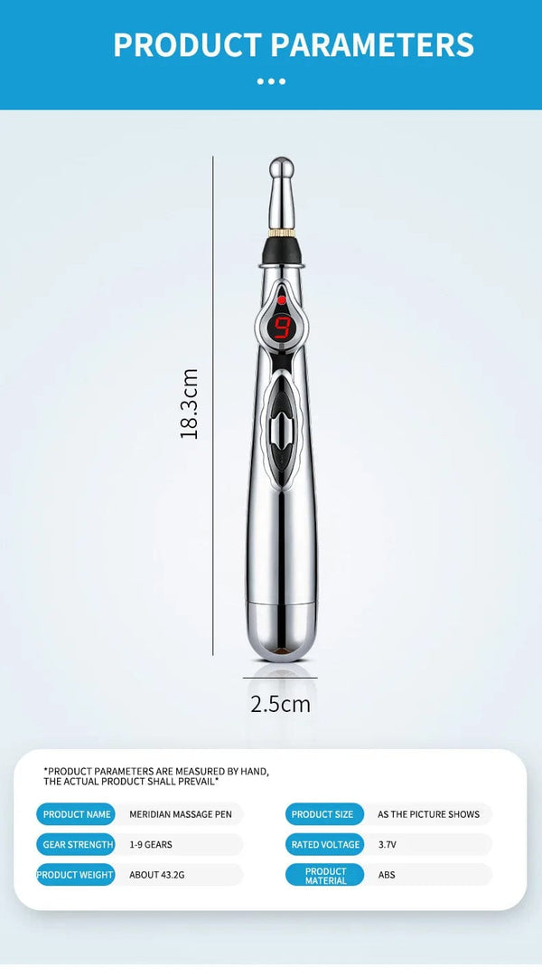 Planet Gates English standard plug / Single Two / 110 volts Electronic Acupuncture Pen Acupuncture Point Pen Acupuncture Point Pen Meridian Energy Meridian Pen Massage Pen Acupuncture Acup