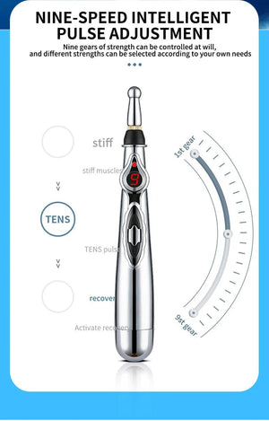 Planet Gates English standard plug / Single Two / 110 volts Electronic Acupuncture Pen Acupuncture Point Pen Acupuncture Point Pen Meridian Energy Meridian Pen Massage Pen Acupuncture Acup