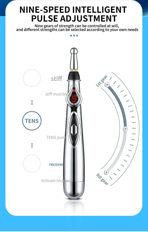 Planet Gates English standard plug / Single Two / 110 volts Electronic Acupuncture Pen Acupuncture Point Pen Acupuncture Point Pen Meridian Energy Meridian Pen Massage Pen Acupuncture Acup