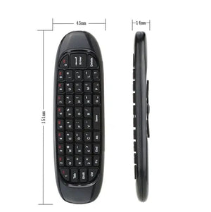 Planet Gates English Version C120 Air Mouse Mini Keyboard Mouse Somatosensory Gyroscope Double-Sided Remote Control for PC Android TV Box