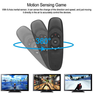 Planet Gates English Version C120 Air Mouse Mini Keyboard Mouse Somatosensory Gyroscope Double-Sided Remote Control for PC Android TV Box