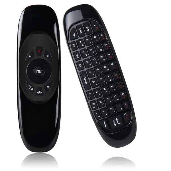Planet Gates English Version C120 Air Mouse Mini Keyboard Mouse Somatosensory Gyroscope Double-Sided Remote Control for PC Android TV Box