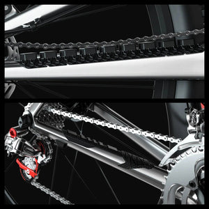 Planet Gates ENLEE 3D MTB Road Bike Silicone Chain Bicycle Frame Guards Self-Adhesive Bike Frame Cover Protection For Scratch Accessories