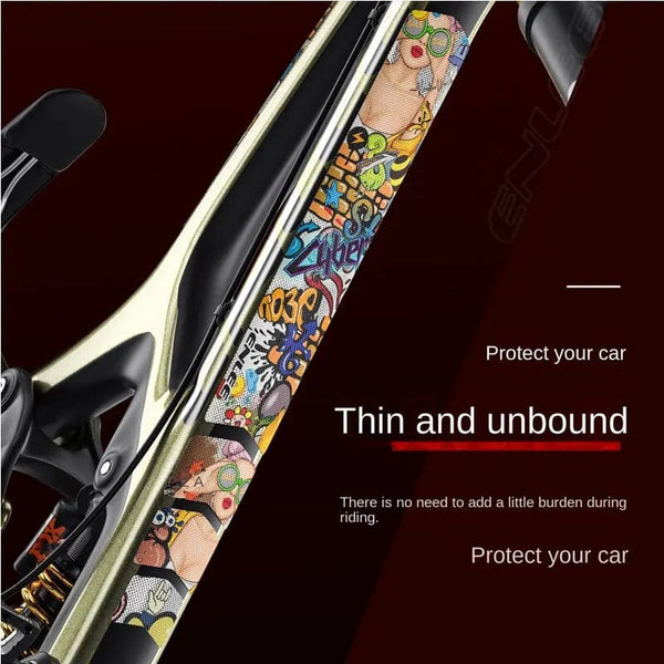 Planet Gates ENLEE Bicycle Frame Protector Anti-Scratch Bicycle Protection Film Bicycle Protector Strong Upgraded Material Multiple Choices