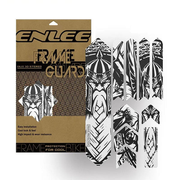 Planet Gates ENLEE The New Removeable Sticker Road Bicycle Paster Guard Cover 3D MTB Mountain Bike Scratch-Resistant Protect Frame Protector