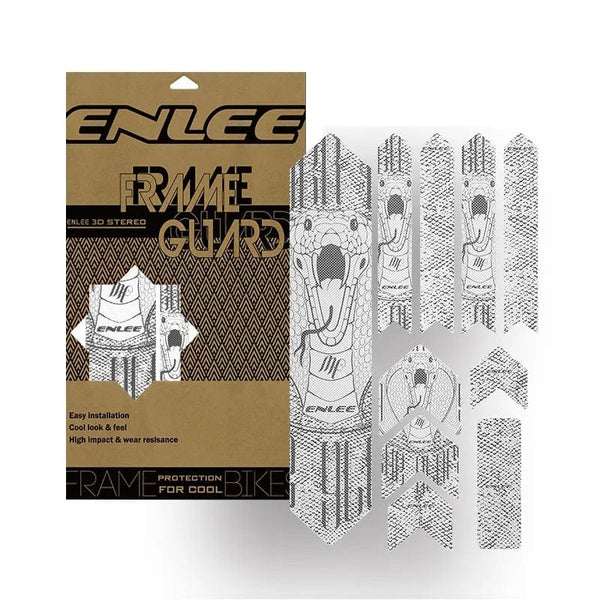 Planet Gates ENLEE The New Removeable Sticker Road Bicycle Paster Guard Cover 3D MTB Mountain Bike Scratch-Resistant Protect Frame Protector