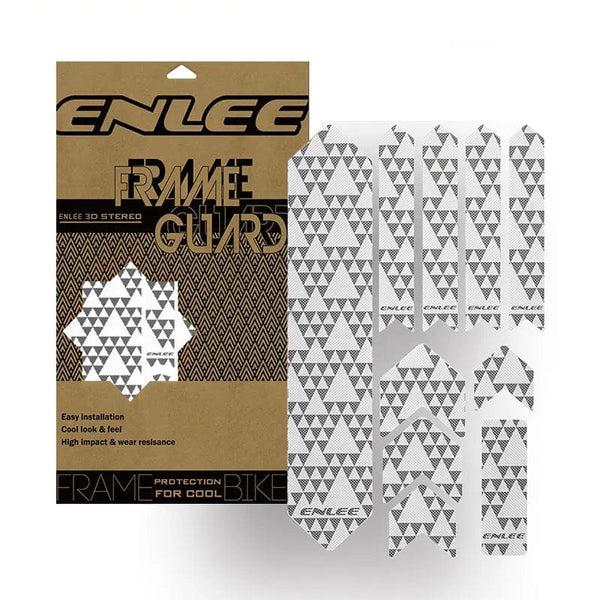 Planet Gates ENLEE The New Removeable Sticker Road Bicycle Paster Guard Cover 3D MTB Mountain Bike Scratch-Resistant Protect Frame Protector