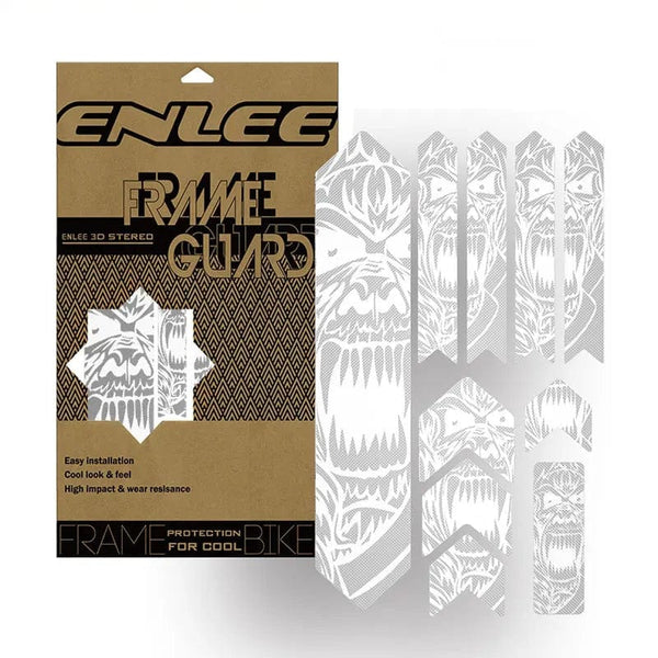 Planet Gates ENLEE The New Removeable Sticker Road Bicycle Paster Guard Cover 3D MTB Mountain Bike Scratch-Resistant Protect Frame Protector