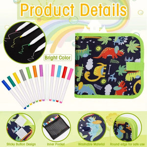 Planet Gates Erasable Doodle Book Reusable Drawing Board With Magic Pens Painting Toys For Kids Montessori Educational Toy DIY Toddlers Gift