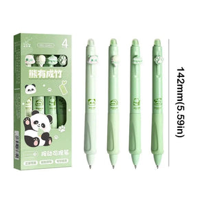 Planet Gates Erasable Pen 0.5mm Neutral Pen Cartoon Black Blue Ink Thermal Eraser Press Pen Office Supply